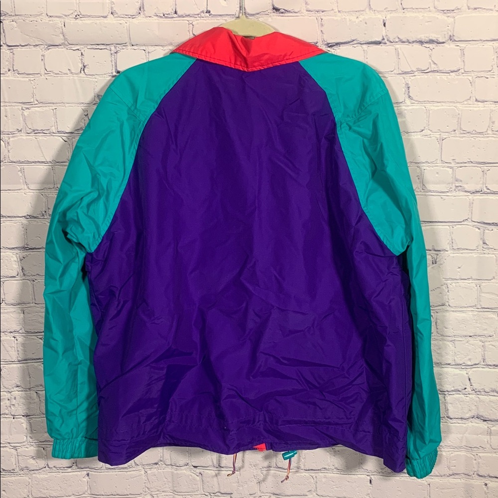 Woolrich Womens VTG Y2K Retro Sigment Gear Full Zip Jacket in Blueberry Sz L 90s - Picture 7 of 7